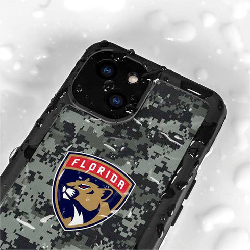 NHL Florida Panthers Camo iPhone 15 Plus Waterproof Case